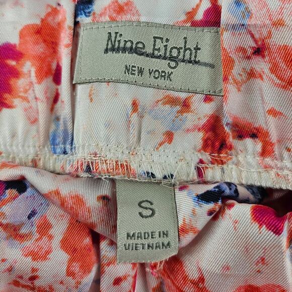 NINE EIGHT WOMEN'S PULL-ON PALOOZA FLORAL PANT – SIZE SMALL, 100% POLYESTER - Picture 6 of 10